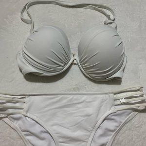White bikini bottoms only!